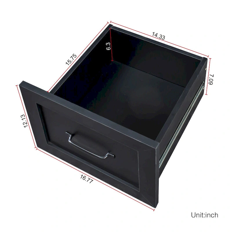 Bureau d'ordinateur moderne avec rangement à 2 niveaux, grands tiroirs et surface imperméable pour le bureau à domicile, le bureau ou le salon