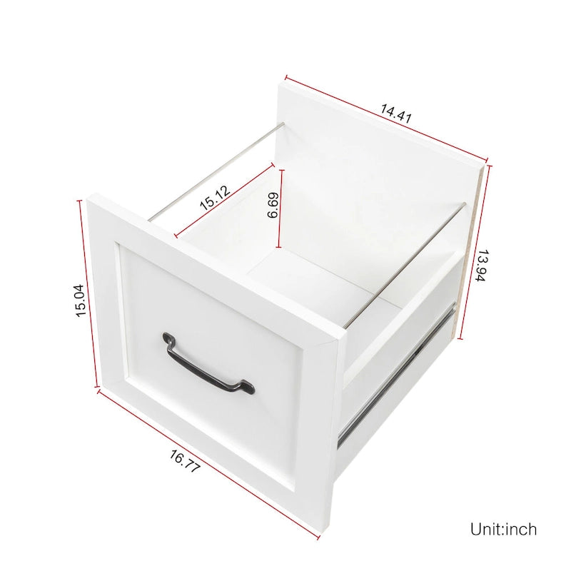Bureau d'ordinateur moderne avec rangement à 2 niveaux, grands tiroirs et surface imperméable pour le bureau à domicile, le bureau ou le salon