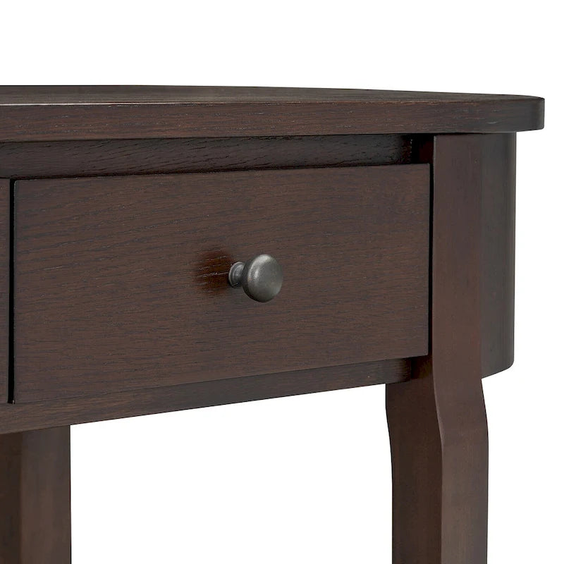Console vintage, Table d'appoint brillante pour entrée et salon