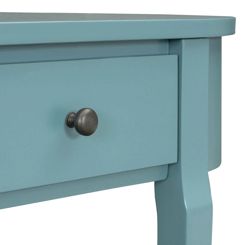 Console vintage, Table d'appoint brillante pour entrée et salon