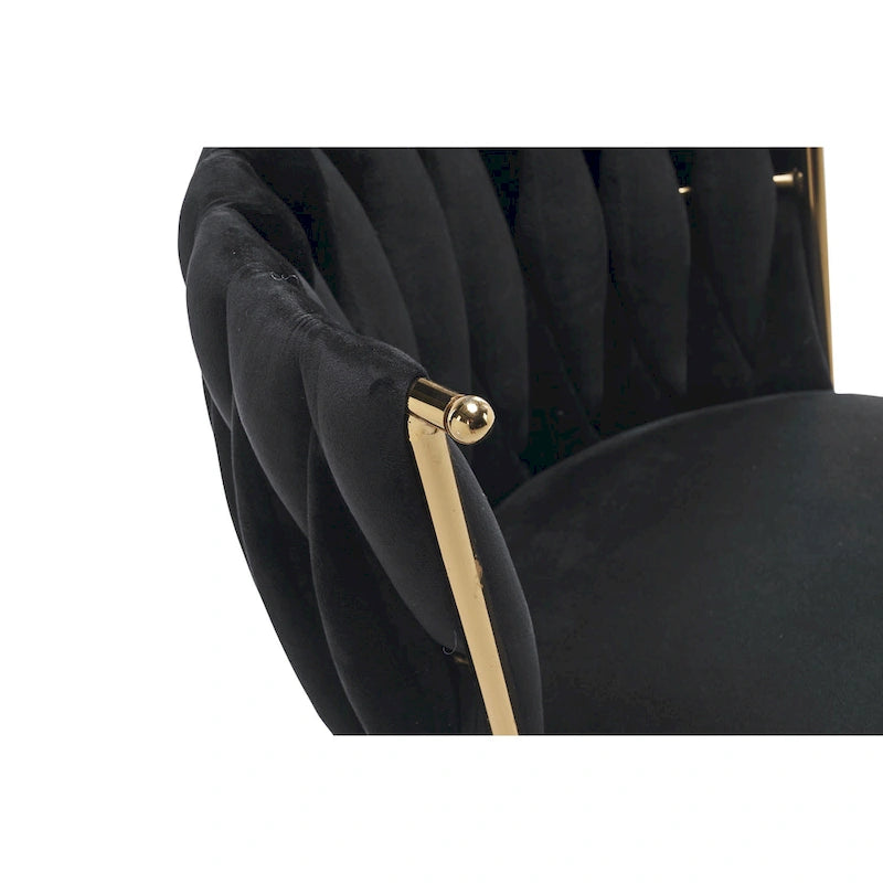 Fauteuils de bureau ergonomiques rembourrés avec roulettes pivotantes réglables