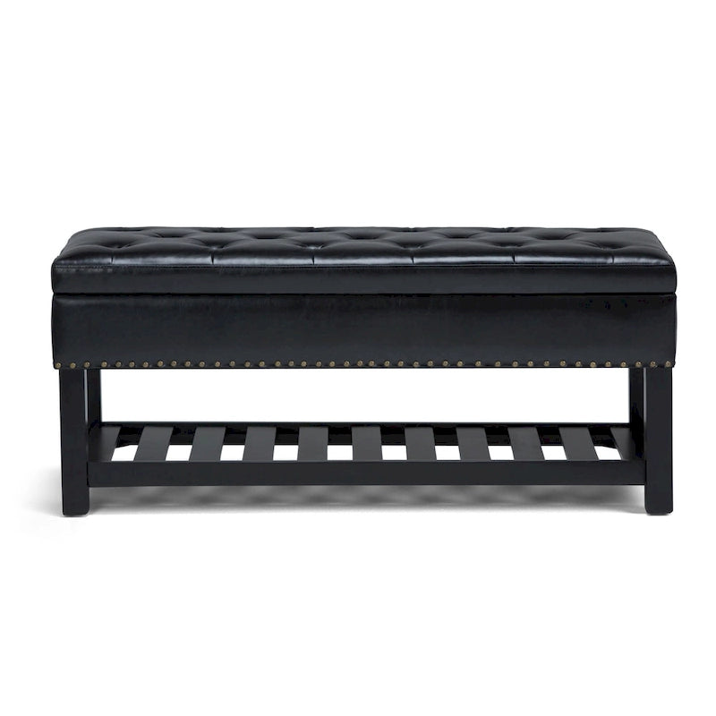 Banc ottoman rectangulaire de 43 po de large - 43 L x 17 P x 19 H