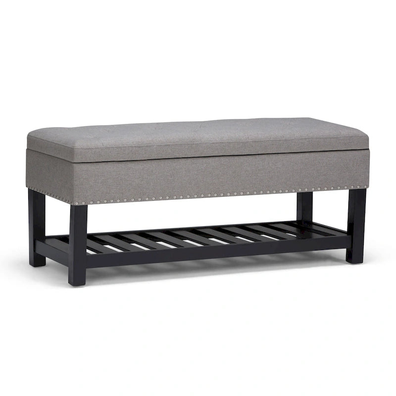 Banc ottoman rectangulaire de 43 po de large - 43 L x 17 P x 19 H