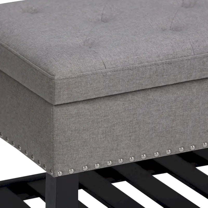 Banc ottoman rectangulaire de 43 po de large - 43 L x 17 P x 19 H