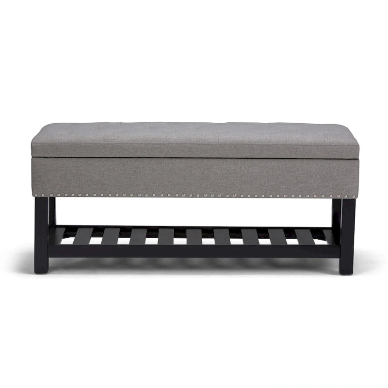 Banc ottoman rectangulaire de 43 po de large - 43 L x 17 P x 19 H