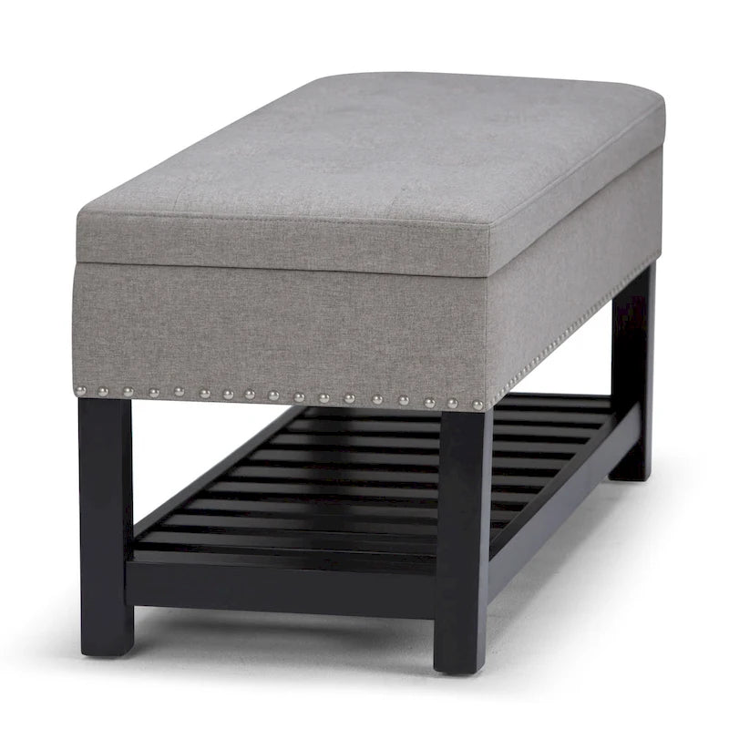 Banc ottoman rectangulaire de 43 po de large - 43 L x 17 P x 19 H