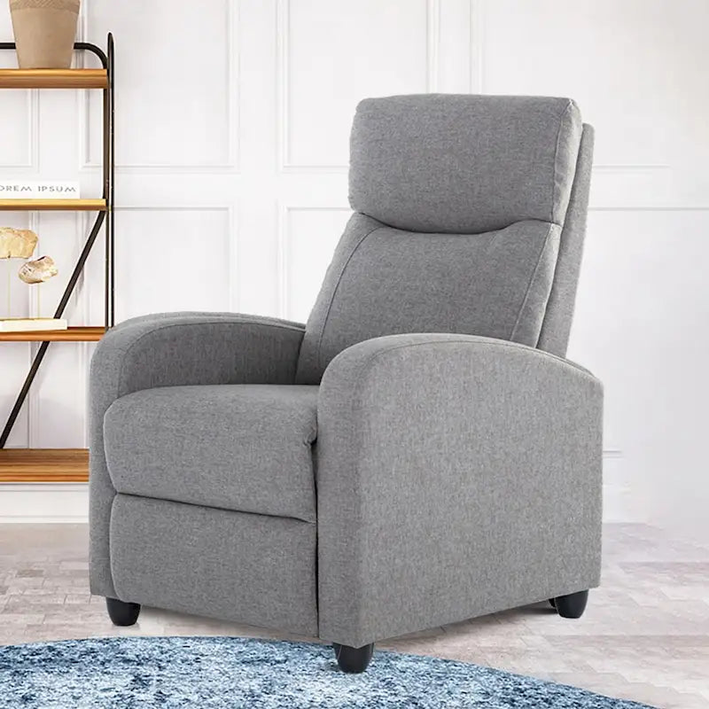 Fauteuil inclinable de massage avec mécanisme à pousser - Fauteuil de cinéma maison - Fauteuil inclinable