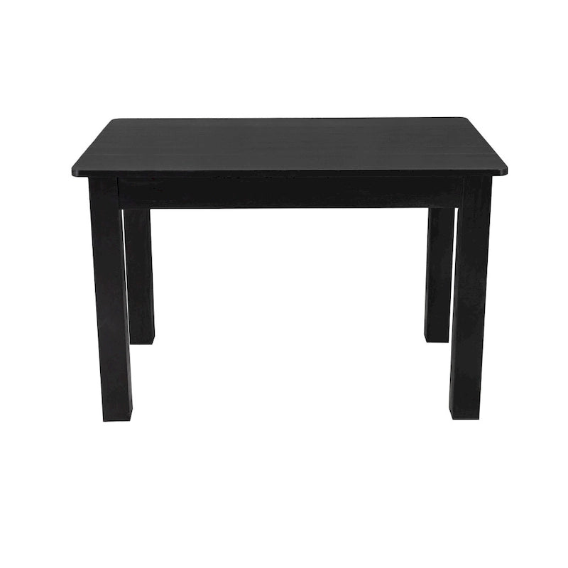 Table de salle à manger rustique rectangulaire en pin massif ancien