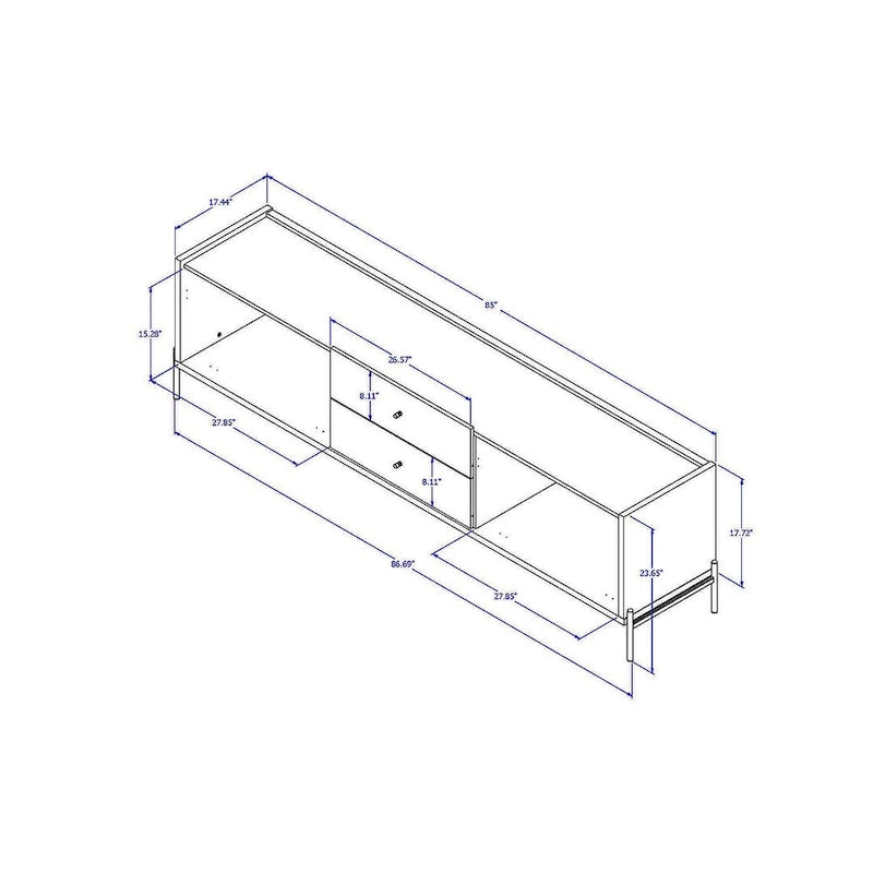 Manhattan Comfort Meuble TV console de 220 cm