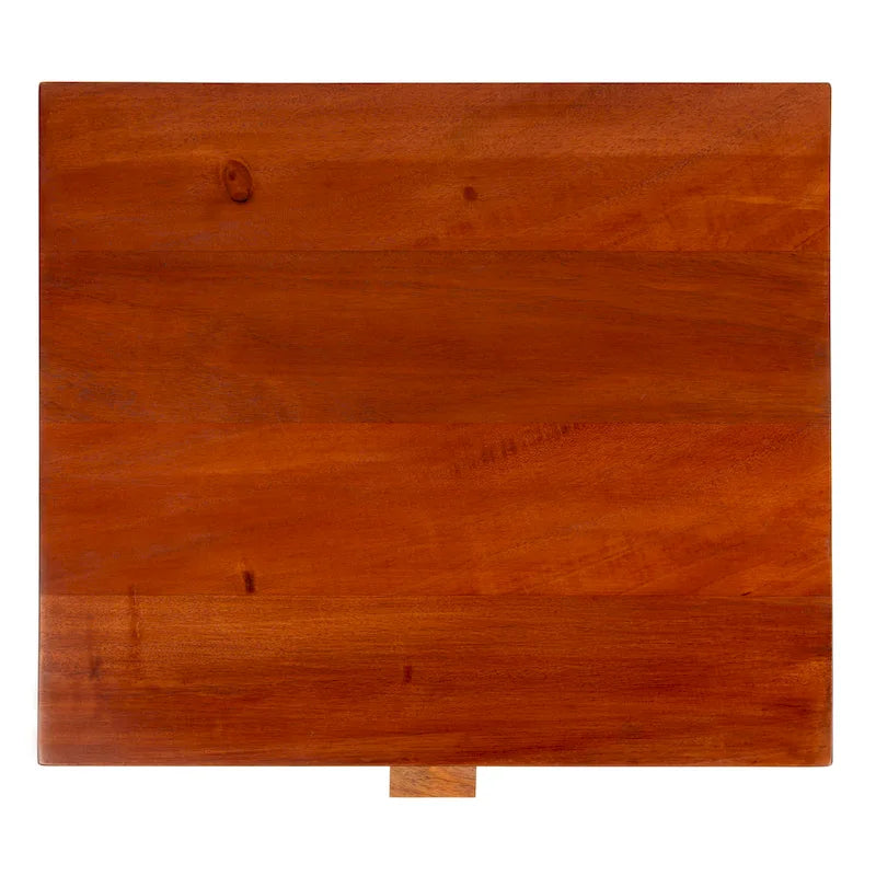 Table de chevet d'appoint en rotin à 2 tiroirs