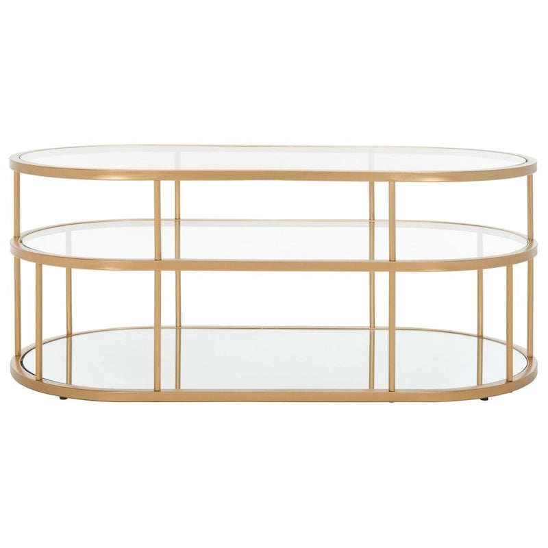 Table basse Frederica à 3 étagères - 42 L x 21 P x 17 H - 42Wx21Px17H