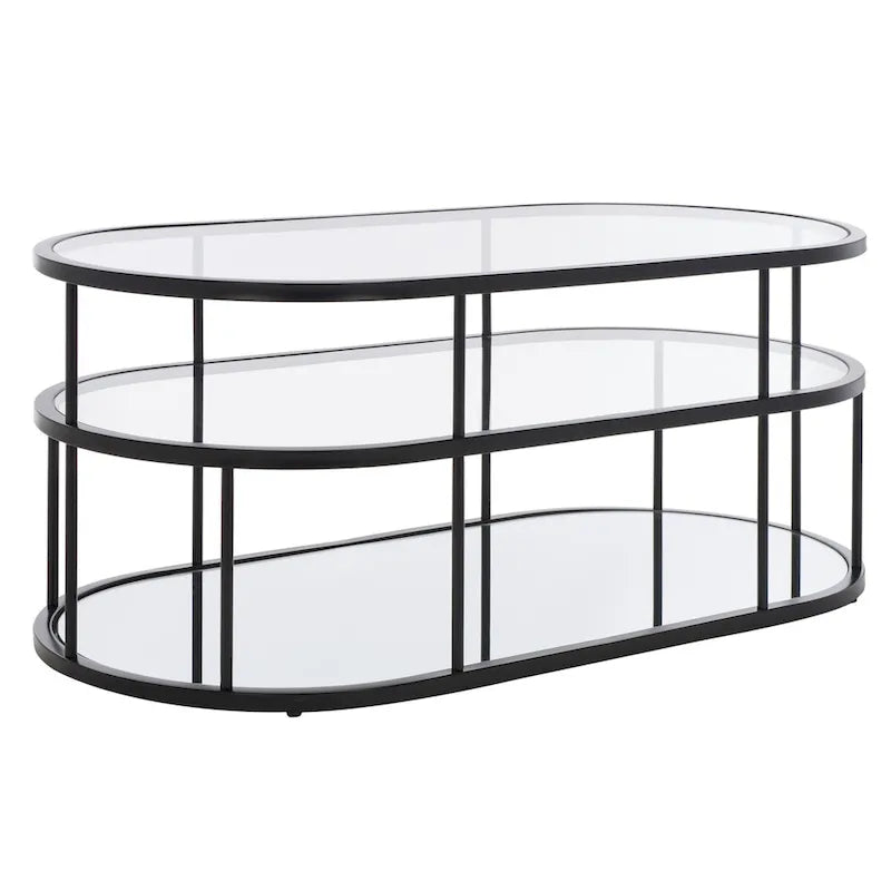 Table basse Frederica à 3 étagères - 42 L x 21 P x 17 H - 42Wx21Px17H