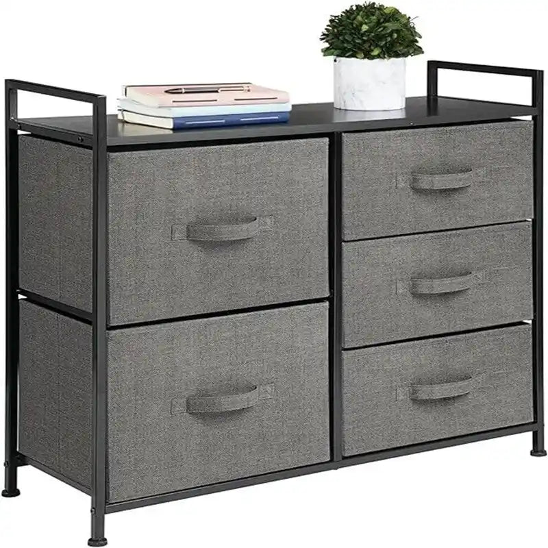 Commode de rangement en bois avec