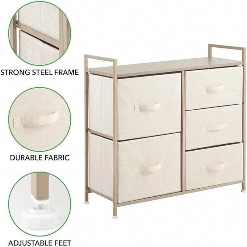 Commode de rangement en bois avec