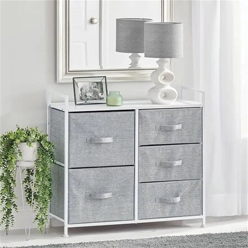 Commode de rangement en bois avec