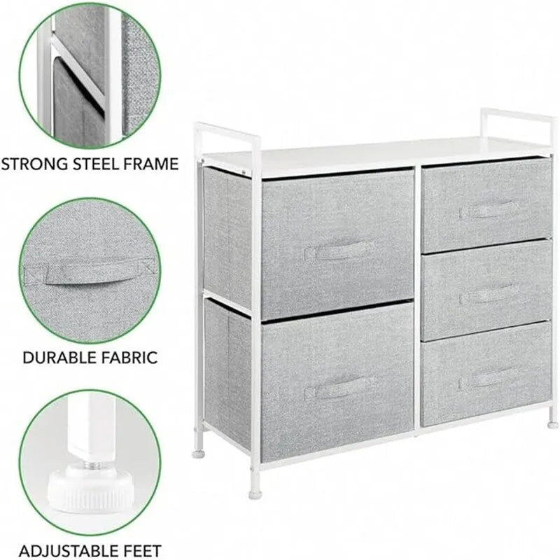 Commode de rangement en bois avec