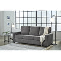 Signature Design by Ashley Rannis Pewter Queen Sofa Sleeper - 85W x 40D x 39H