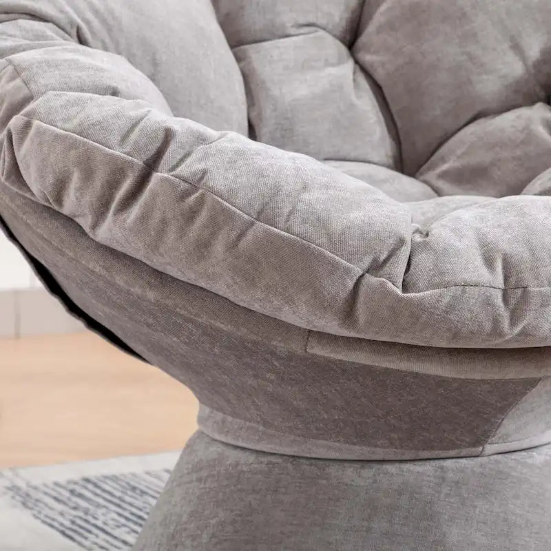 Grand fauteuil d'appoint pivotant à 360° pour salon et chambre