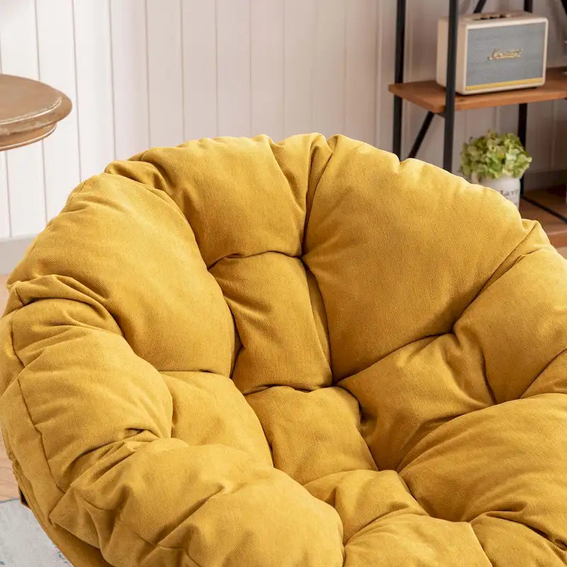 Grand fauteuil d'appoint pivotant à 360° pour salon et chambre
