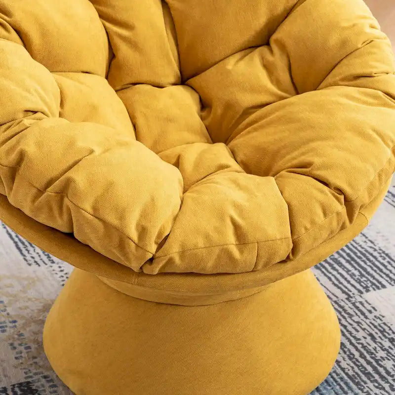 Grand fauteuil d'appoint pivotant à 360° pour salon et chambre