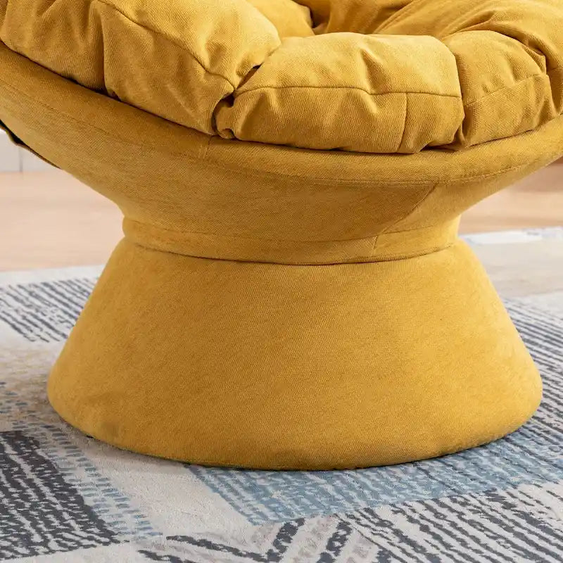 Grand fauteuil d'appoint pivotant à 360° pour salon et chambre
