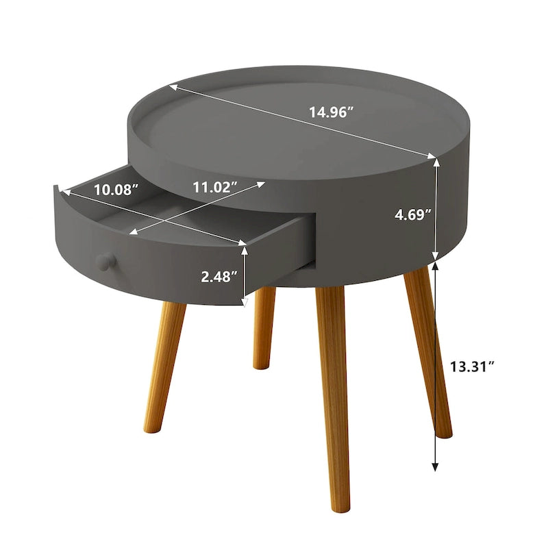 Table basse moderne avec tiroir