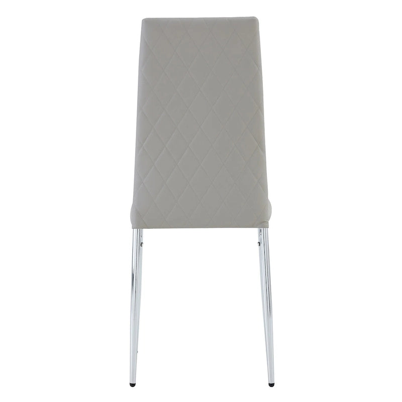 Chaise de salle à manger, chaise noire et ensemble de 6 pièces