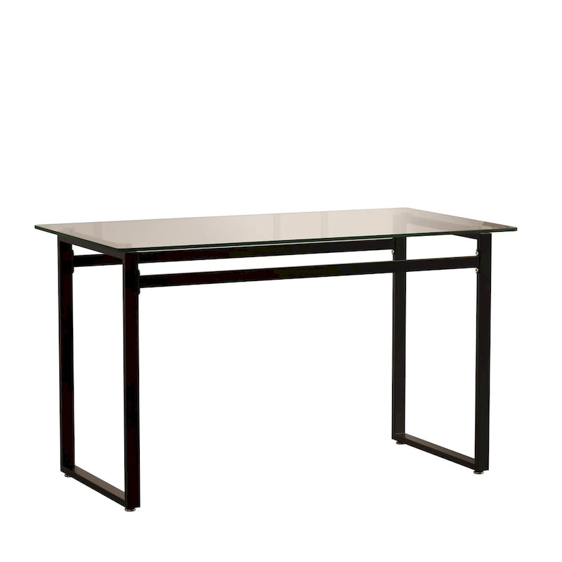 Table à manger rectangulaire en verre