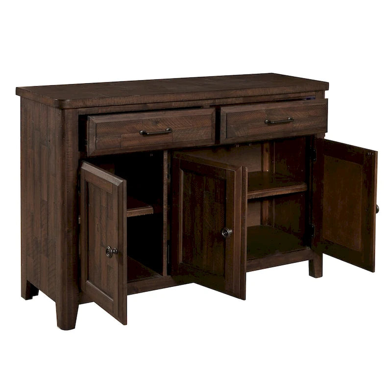 Buffet de ferme à 3 portes avec tiroirs de rangement – 18 larg. x 38 haut. x 54 prof.