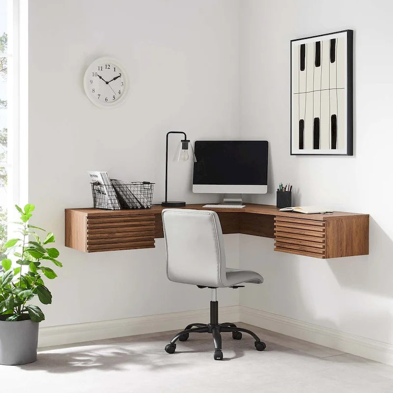 Bureau d'angle mural Render