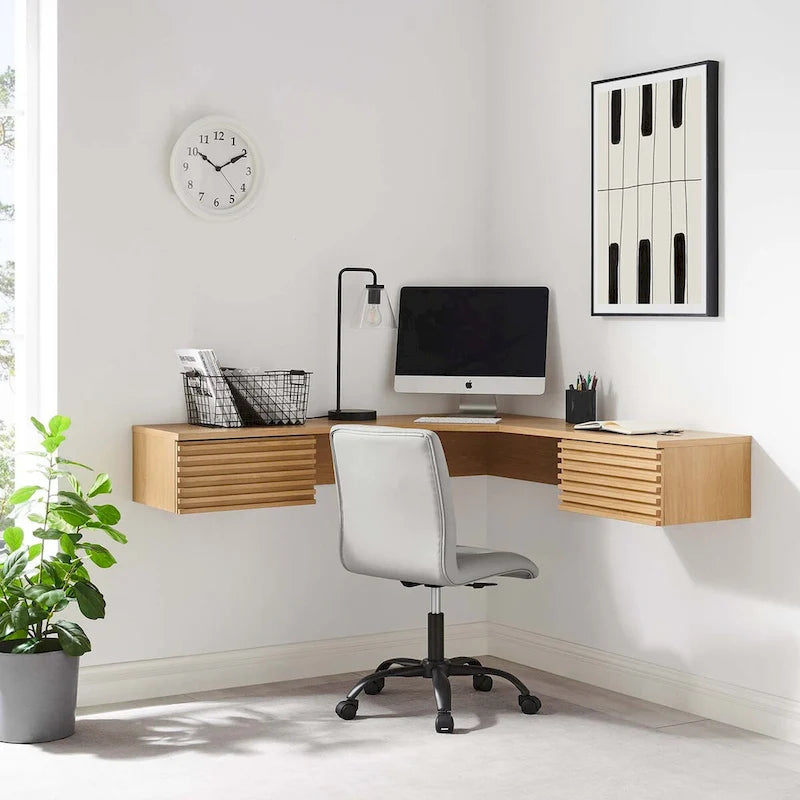 Bureau d'angle mural Render