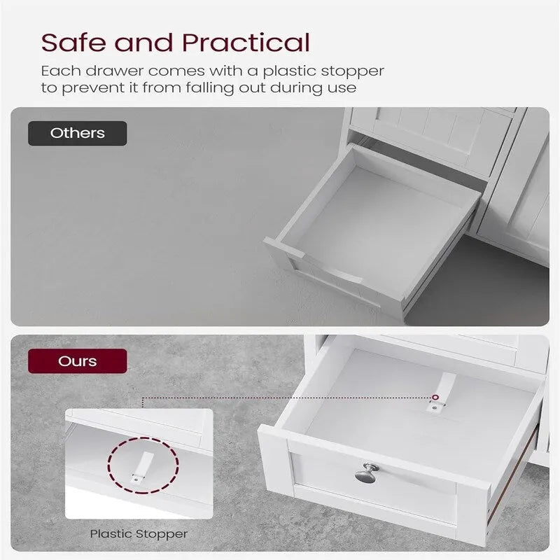 Meuble de rangement pour le sol de salle de bain